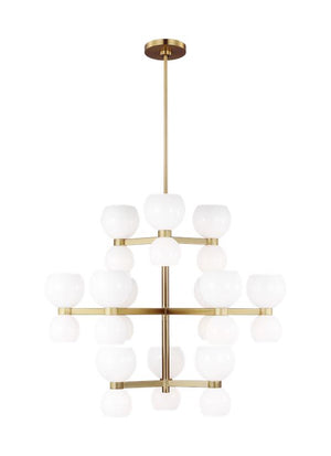 Londyn 24L Large Chandelier - KSC10124BBSMG