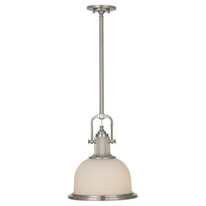 Parker Place 2L Pendant - Brushed Steel - P1146BS