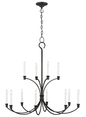 Westerly 12L Large Chandelier - CC10712SMS